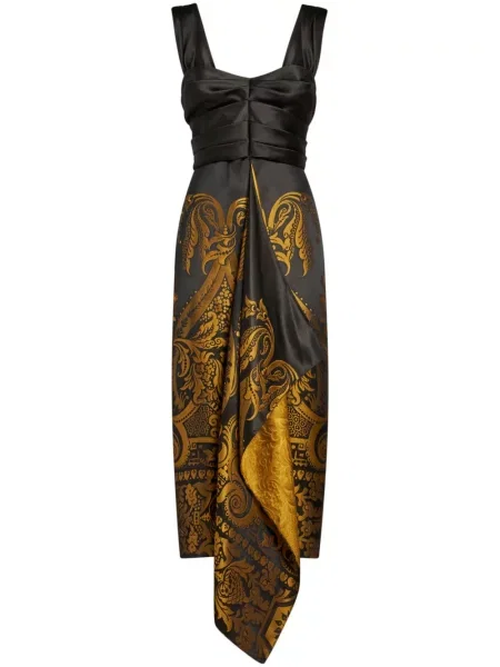 Rochie midi Etro din jacard negru