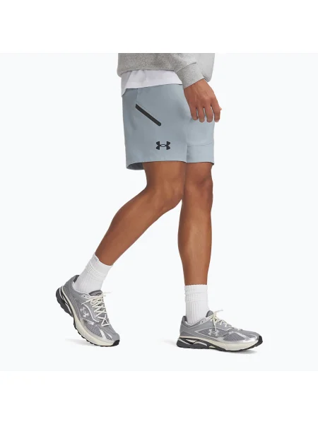 Under Armour Unstoppable kikötő kék/fekete férfi rövidnadrág. Méret: M fekete