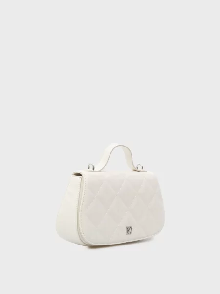 Стьобана сумка Calvin Klein біла
