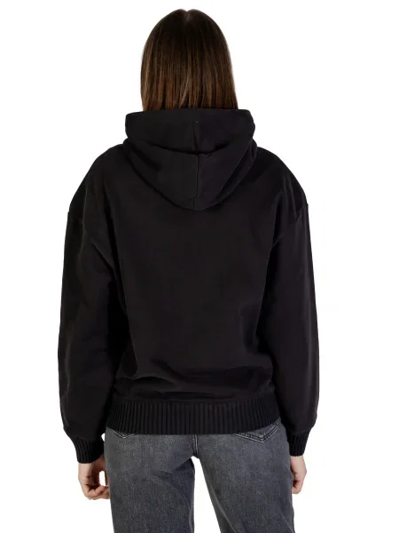 Bluza z kapturem Calvin Klein Jeans czarna