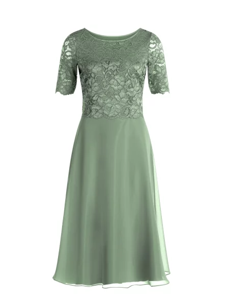 Vera Mont Rochie de cocktail verde
