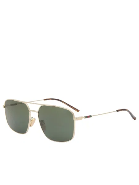 Okulary przeciwsłoneczne Gucci zielone