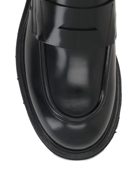 Pantofi loafer Premiata din piele negru