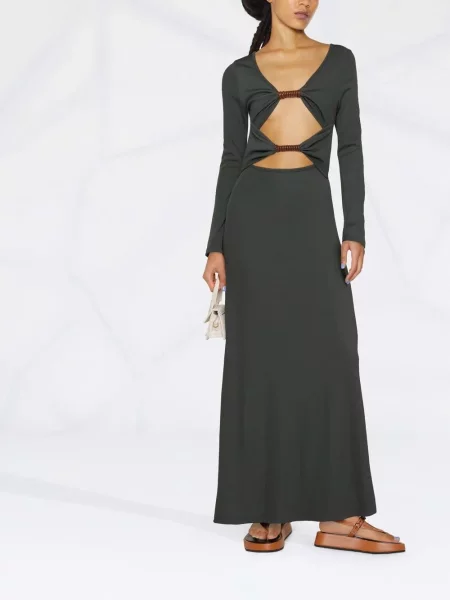 Rochie maxi Christopher Esber verde