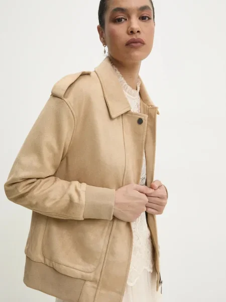 Яке Answear Lab преходен модел бежово