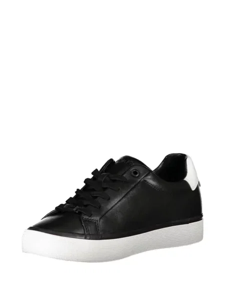 Sneakerși Calvin Klein din piele negru