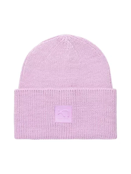 Czapka zimowa KARI TRAA Kyte Beanie lily fioletowa