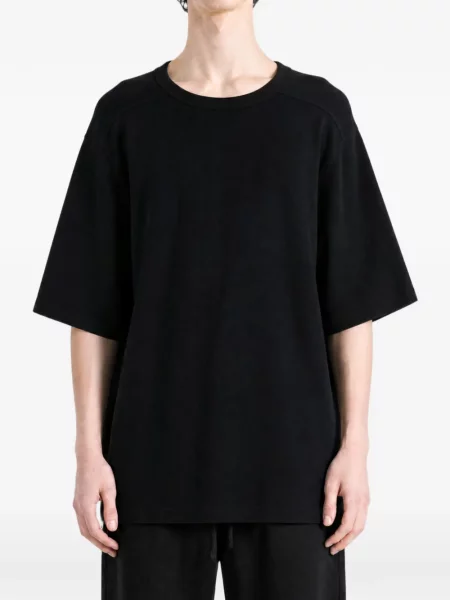 Tricou Rick Owens cu decolteu rotund negru