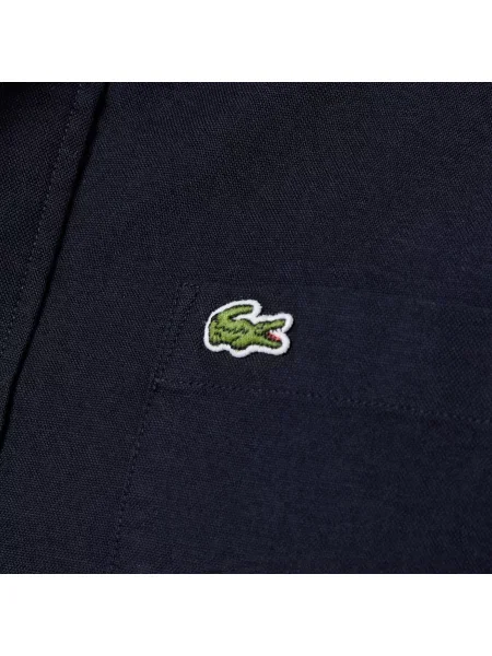Lacoste Koszula Button-Down Regular Fit granatowa