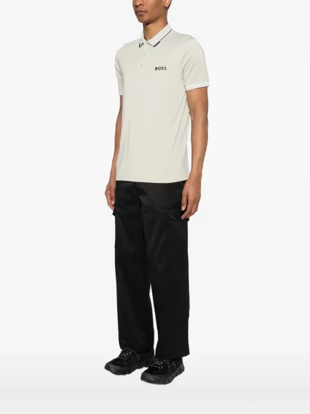 Tricou polo Boss cu autograf
