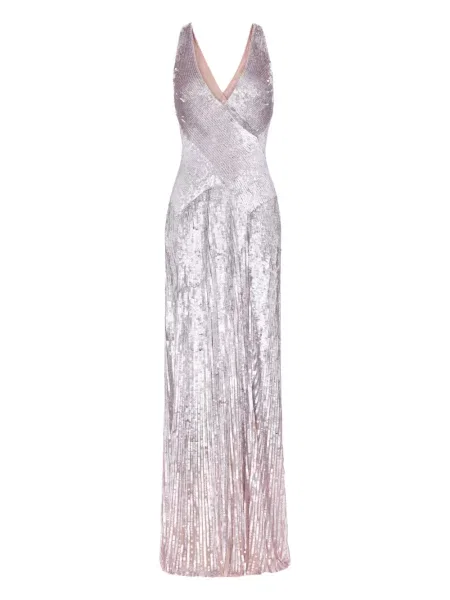 Rochie maxi Jenny Packham de costum violet