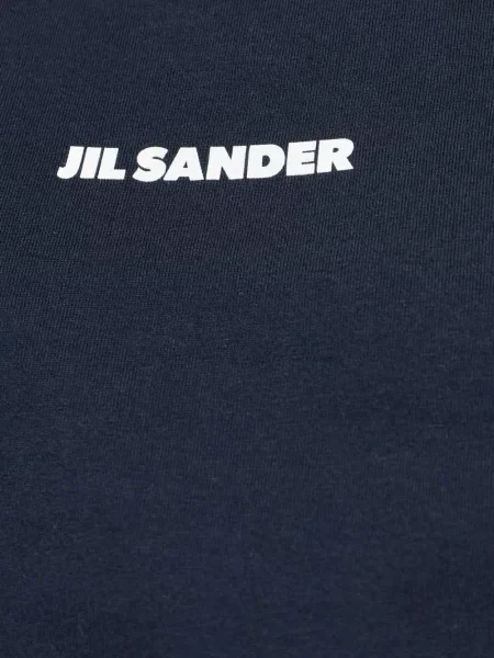 Tricou Jil Sander cu imagine albastru