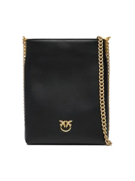 PINKO Geantă Flat Satchel AI PCPL negru