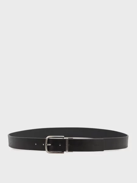 Шкіряний ремінь Calvin Klein чорний