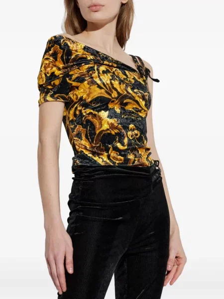 Топ Versace Jeans Couture черно
