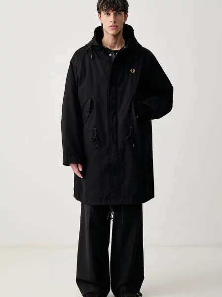 Fred Perry parka czarna