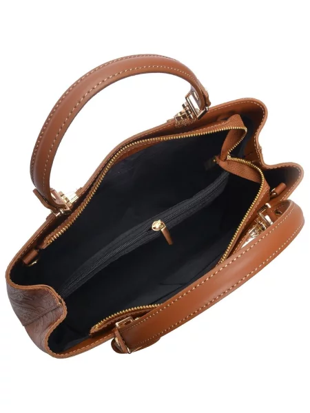 Geantă shopper Anna Luchini maro