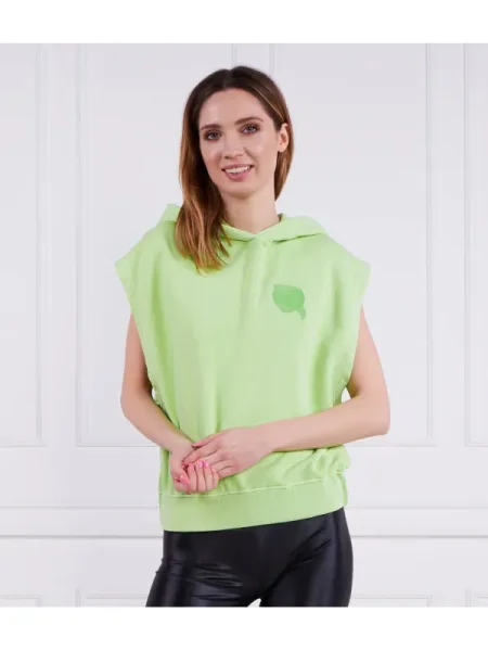 Karl Lagerfeld Hanorac ikonik | Oversize fit verde