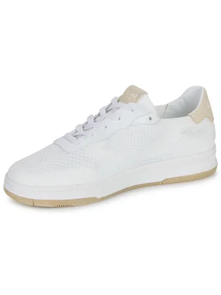 Pantofi Clae tricotate alb