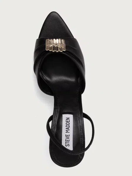 Кожаные босоножки Steve Madden на шпильке