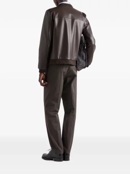 Reversibil geanta de piele Prada maro