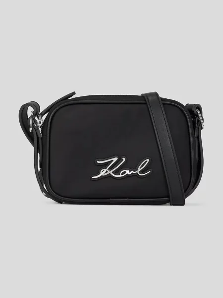 Geanta crossbody Karl Lagerfeld K/Signature negru