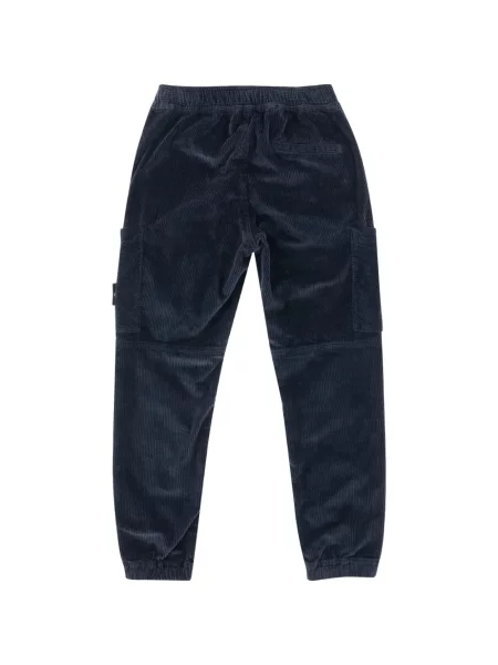 Spodnie cargo dziecięce Stone Island niebieskie