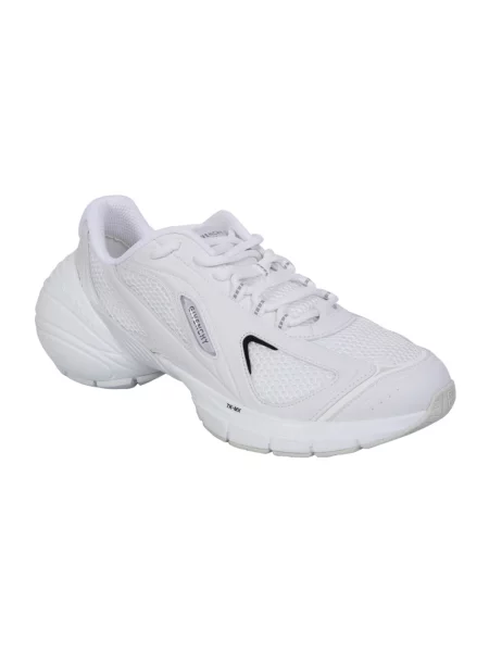 Sneakersy Givenchy skórzane z siateczki białe