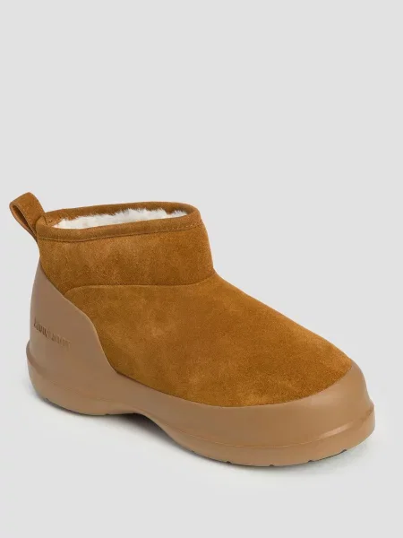 Buty Zimowe Moon Boot Luna Low Boot Suede brązowe