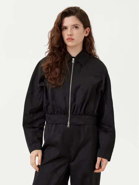HUGO Prechodná bunda čierna