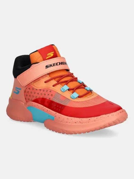 Skechers Detské tenisky SKX COURT HYPE HOOPER-HERO oranžová