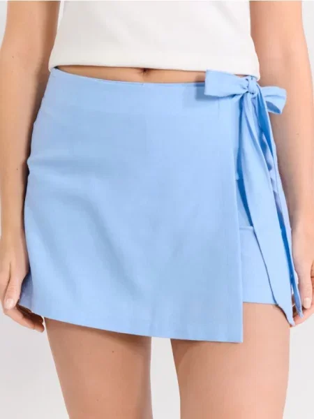 Спідниця-шорти блакитний
