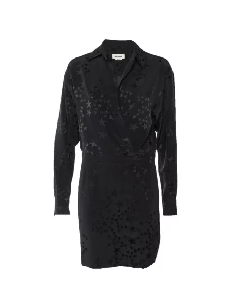 Rochie mini Zadig&voltaire din jacard negru
