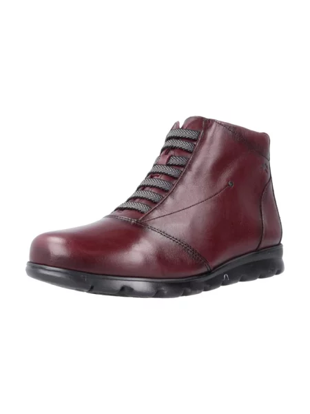 Buty do kostki Fluchos skórzane czerwone