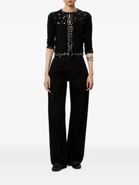 Cardigan Isabel Marant de mătase negru