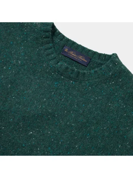 Sweter Brooks Brothers wełniany zielony