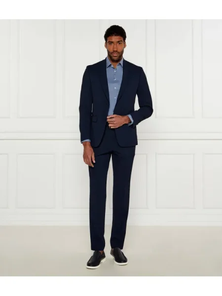 BOSS BLACK Costum | stretch negru