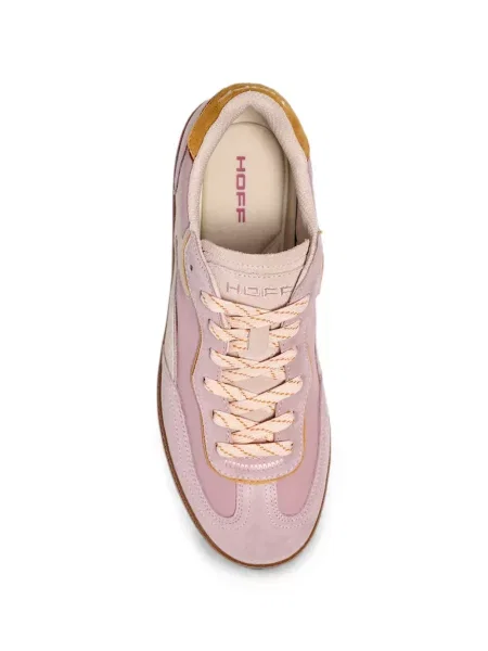 Sneakerși Hoff din piele de căprioară roz
