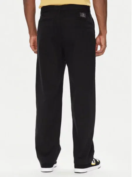 DC Shoes Chino hlače Worker Baggy Baggy Fit črna