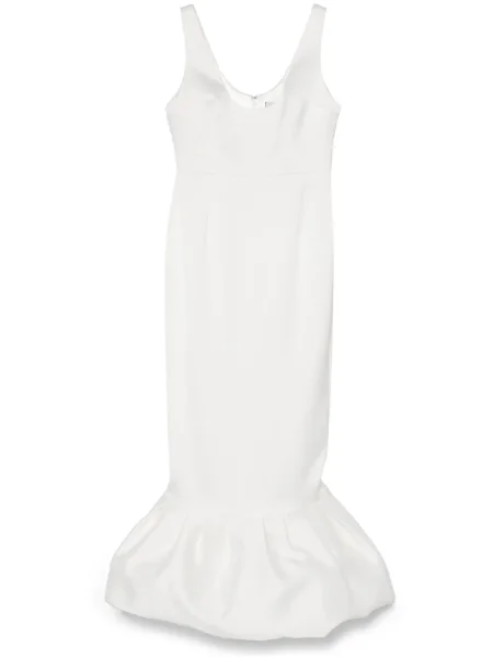 Rochie midi The New Arrivals Ilkyaz Ozel până la genunchi de costum alb