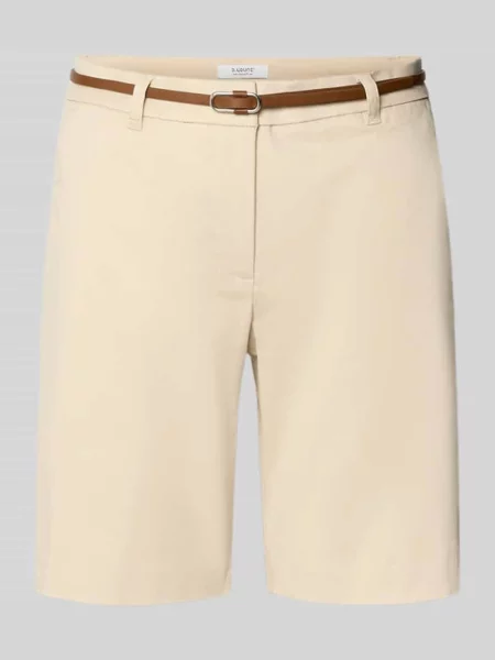 Szorty bermudy o kroju straight fit z tylnymi model Days' B.young beżowe