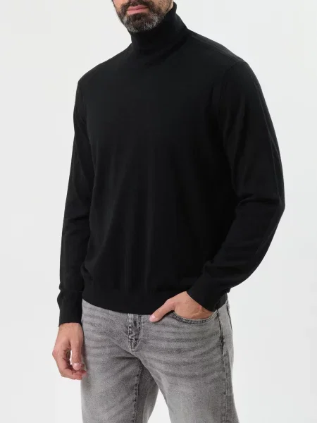 Водолазка Armani Exchange для гольфу чорна