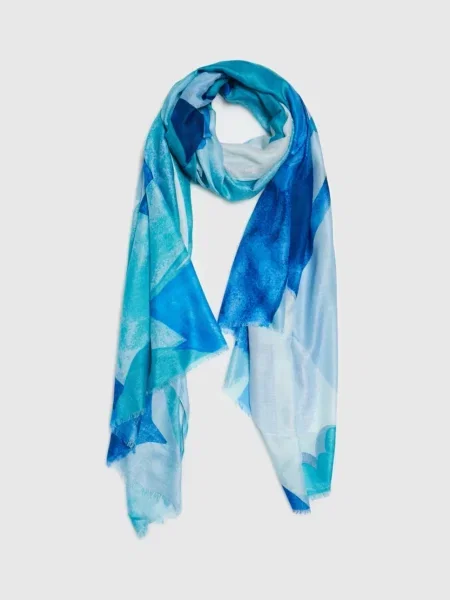 Fular Marisse albastru