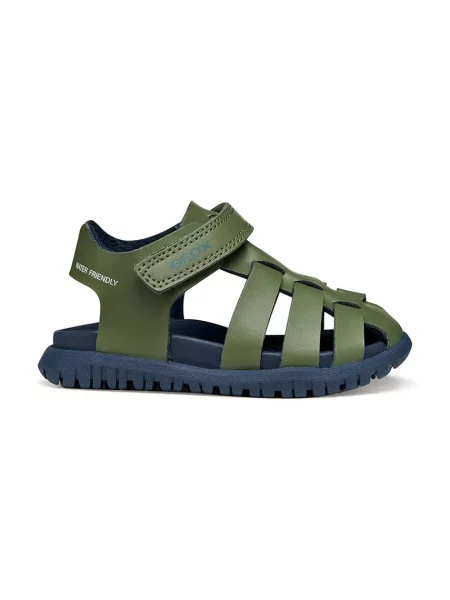 Geox sandály SANDAL FUSBETTO zelené