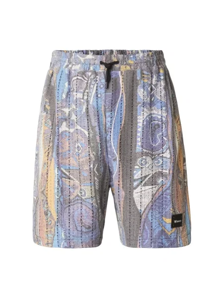 Colucci Kalhoty chladná modrá / žlutá / oranžová bílá