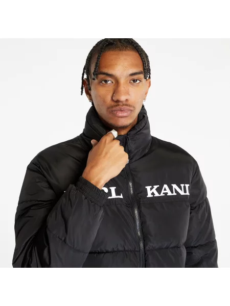 Bunda Karl Kani Retro Essential Puffer Jacket Black XL černá