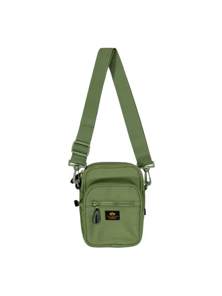 Alpha Industries Torebki Kobieta ONE SIZE Mała Torba Messenger z Etykietą zielony