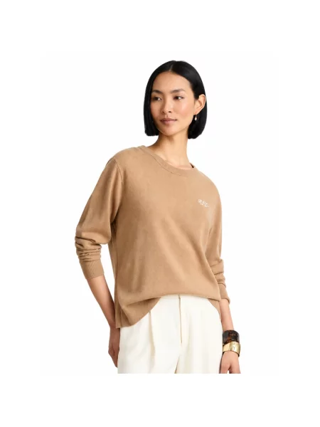 Sweter Ralph Lauren z kaszmiru beżowy