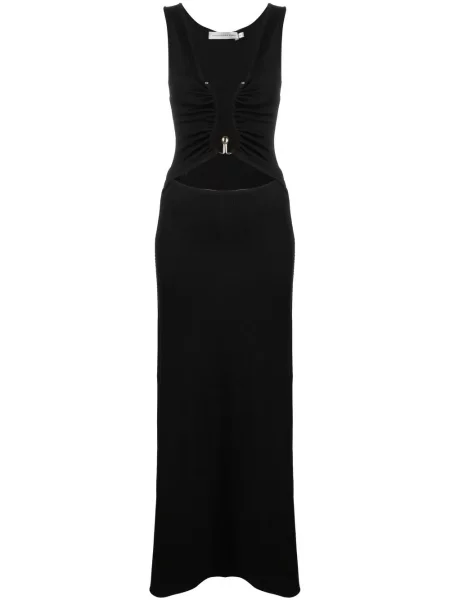 Sukienka maxi Christopher Esber polarowa czarna