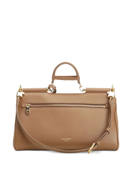 Shopper kabelka Dolce & Gabbana hnedá